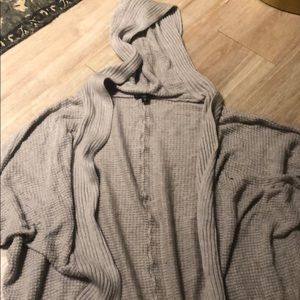 Express taupe cardigan
